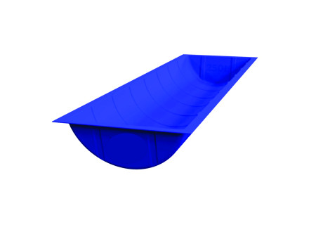 Cocho de Plástico 250 Litros - comedouro para gado em Polietileno